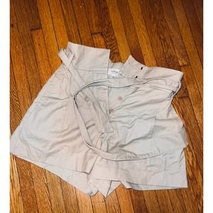Aritzia Wilfred Marne Beige Linen Shorts